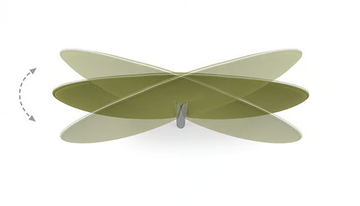 BOTANICA - Sound absorbing Trevira® CS office screen by Caimi Brevetti - view 3